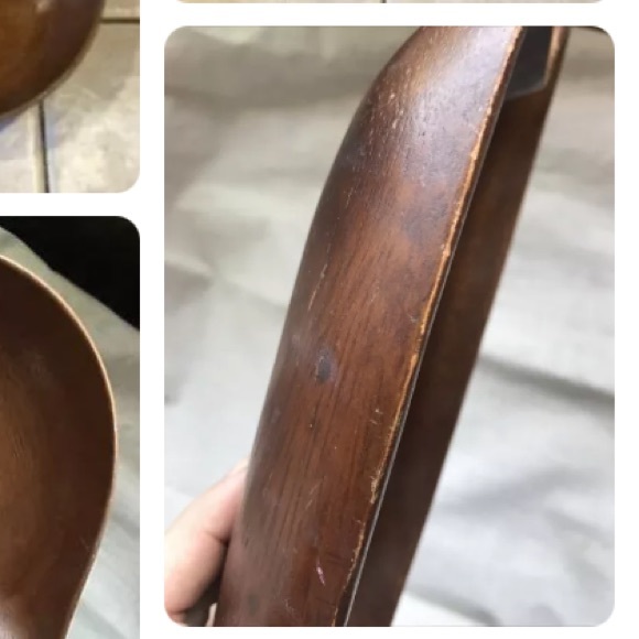 Royal Acacia Monkey Wood Two Vintage Serving Pieces - Picture 6 of 9